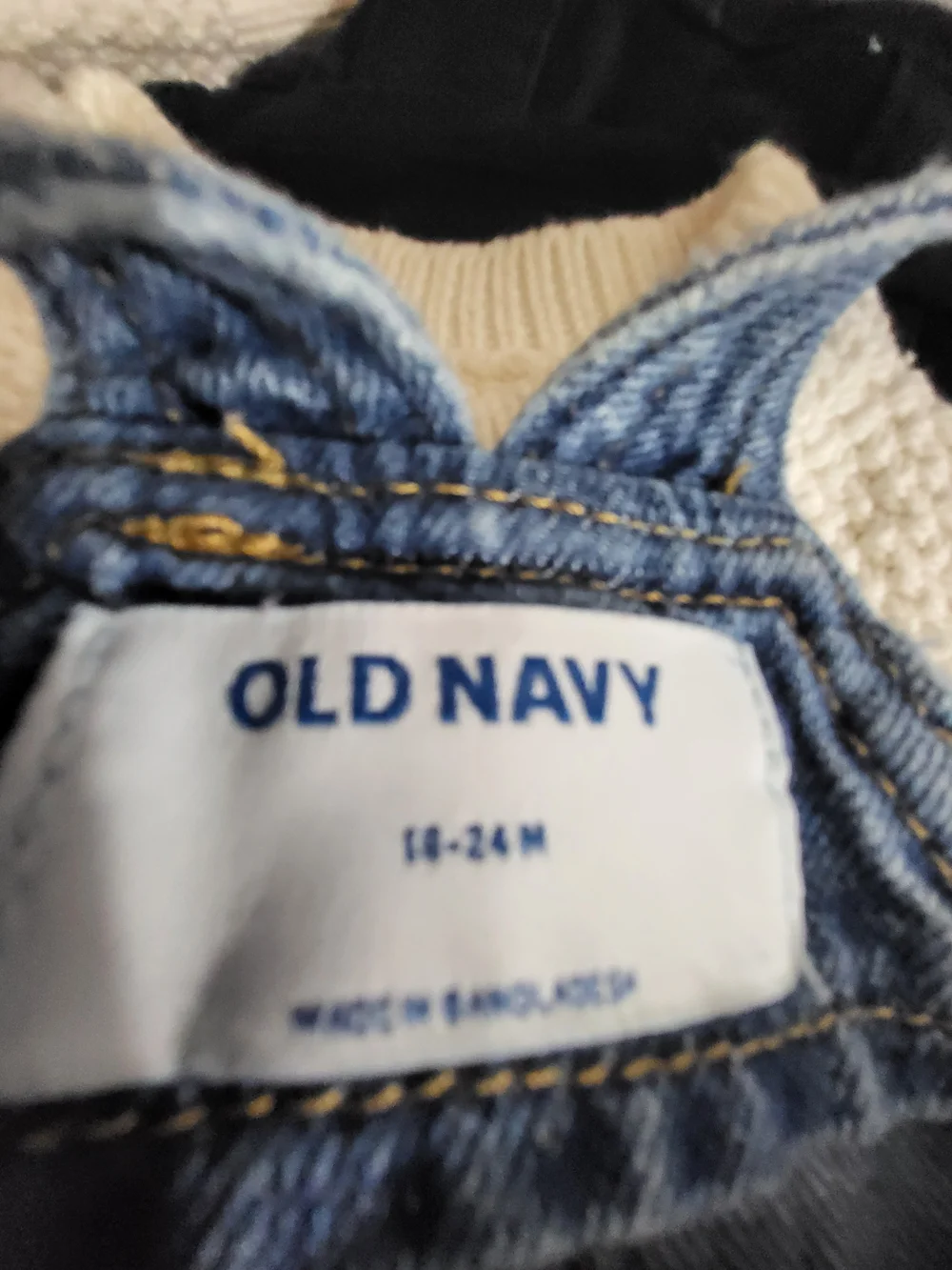 Old Navy Girls' Light Blue Denim Pinafore Dress